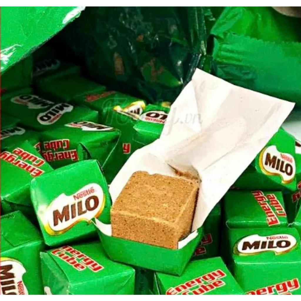 Kẹo Milo Energy Cube Cacao Nestle Thái Lan Viên Lẻ Hình Vuông 2,75G Dùng Thử Tiệm Ăn Vặt Mẹ Bống