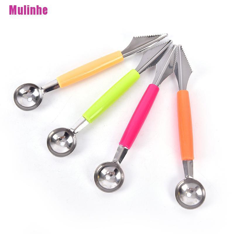 Muỗng Múc Kem / Trái Cây Bằng Thép Không Gỉ Thiết Kế Độc Đáo Tiện Dụng