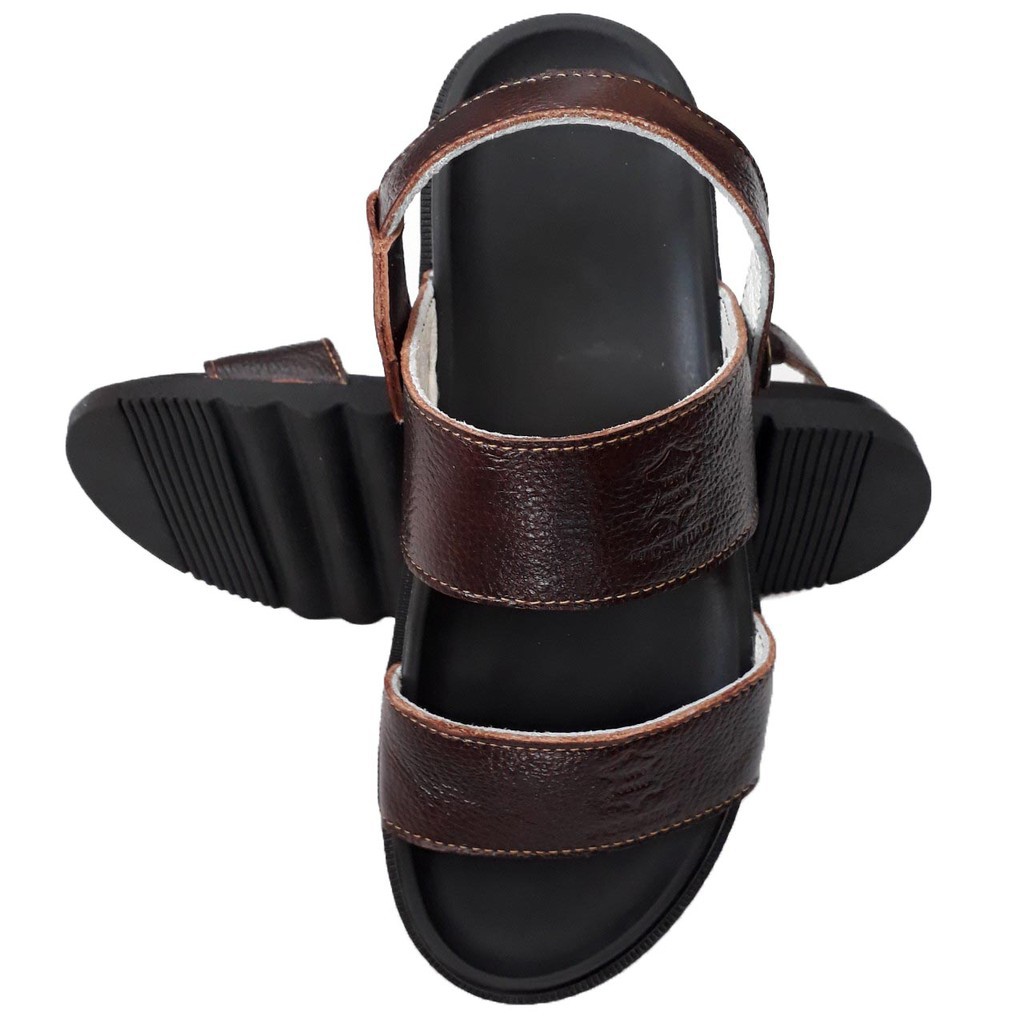 Giày Sandal Nam Da Bò Thật Cao Cấp HKT Shop Kiểu Dáng Thời Trang DNA860 -az1