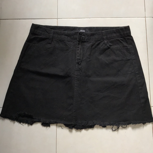 Váy jean đen Korea eo 90cm💐