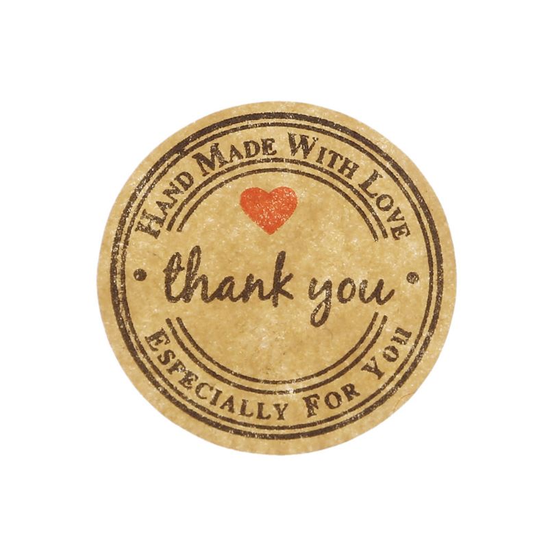 ✿ Set 500 Miếng Dán Chữ Thank You Trang Trí Đám Cưới