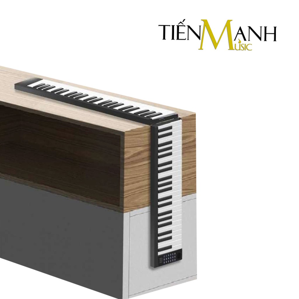 [Gấp Gọn] Đàn Piano Điện Konix PJ88B - 88 Phím Cảm Ứng Lực (Pin sạc, Bluetooth, Pedal sustain PJ88, Bao Đựng)