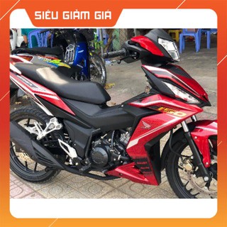 Tem rời winner lục giác dán xe đỏ 3 lớp ko bay màu