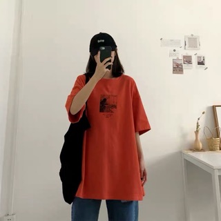 ORDER - Áo phông thụng tay lỡ form rộng cho nữ phong cách ulzzang