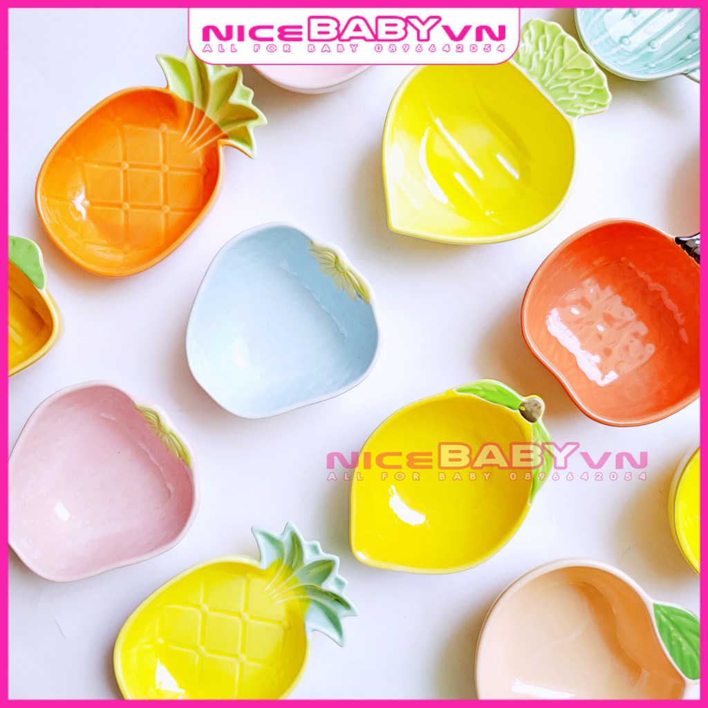 Bát Ăn Dặm Gốm Sứ kiểu Nhật Nhiều Hình Sinh Động Chén Ăn Dặm Giúp Bé Ăn Ngon NiceBabyVn Link 1