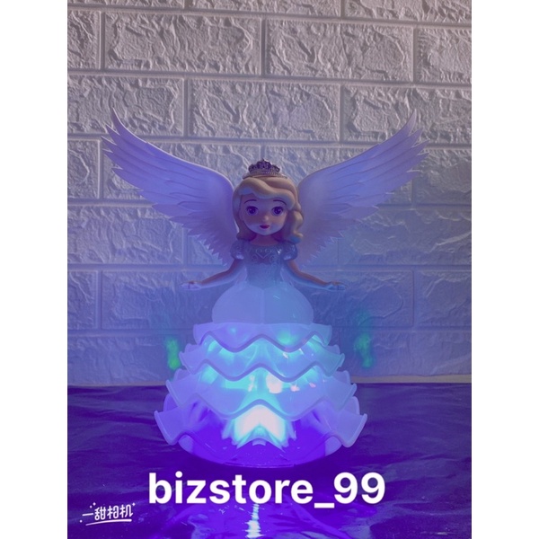 Đồ chơi Búp bê Công Chúa Elsa, Bạch Tuyết xoay vòng có nhạc Váy Tầng Xinh Xắn