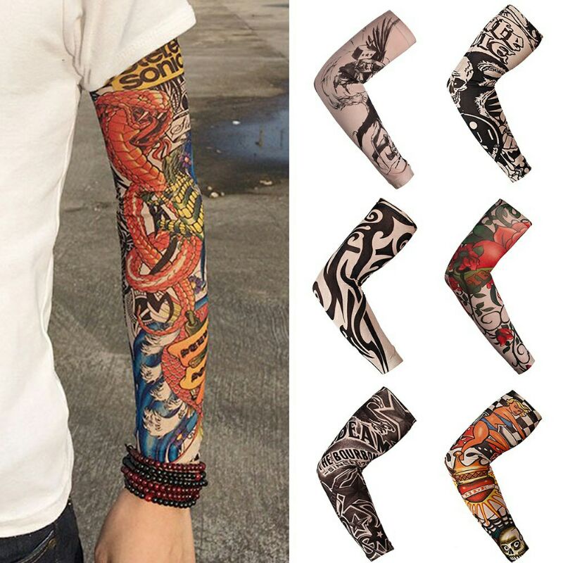 GĂNG ĐEO CÁNH TAY CHỐNG NẮNG HỌA TIẾT HÌNH XĂM CỰC NGẦU