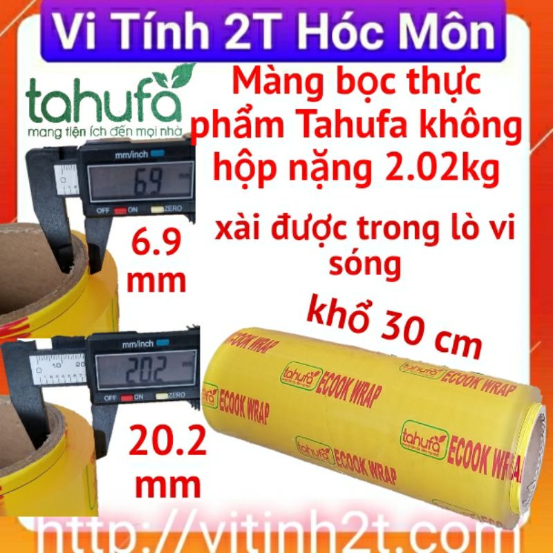 Màng bọc thực phẩm Tahufa ecook không hộp nặng 2.05kg