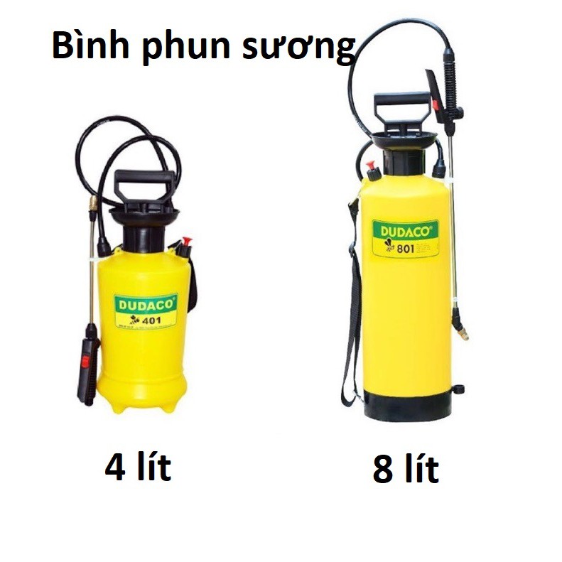 Bình xịt DUDACO Bình phun sương bằng nhựa cao cấp dùng để Bình phun thuốc trừ sâu và phun thuốc diệt muỗi