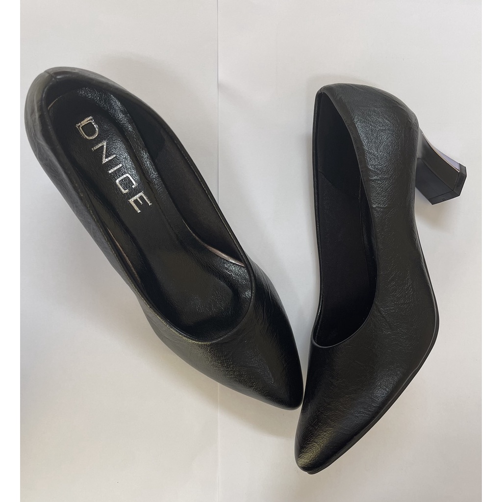 Giày Cao Gót Nữ Sang Trọng, Da Mềm, Đế 5cm