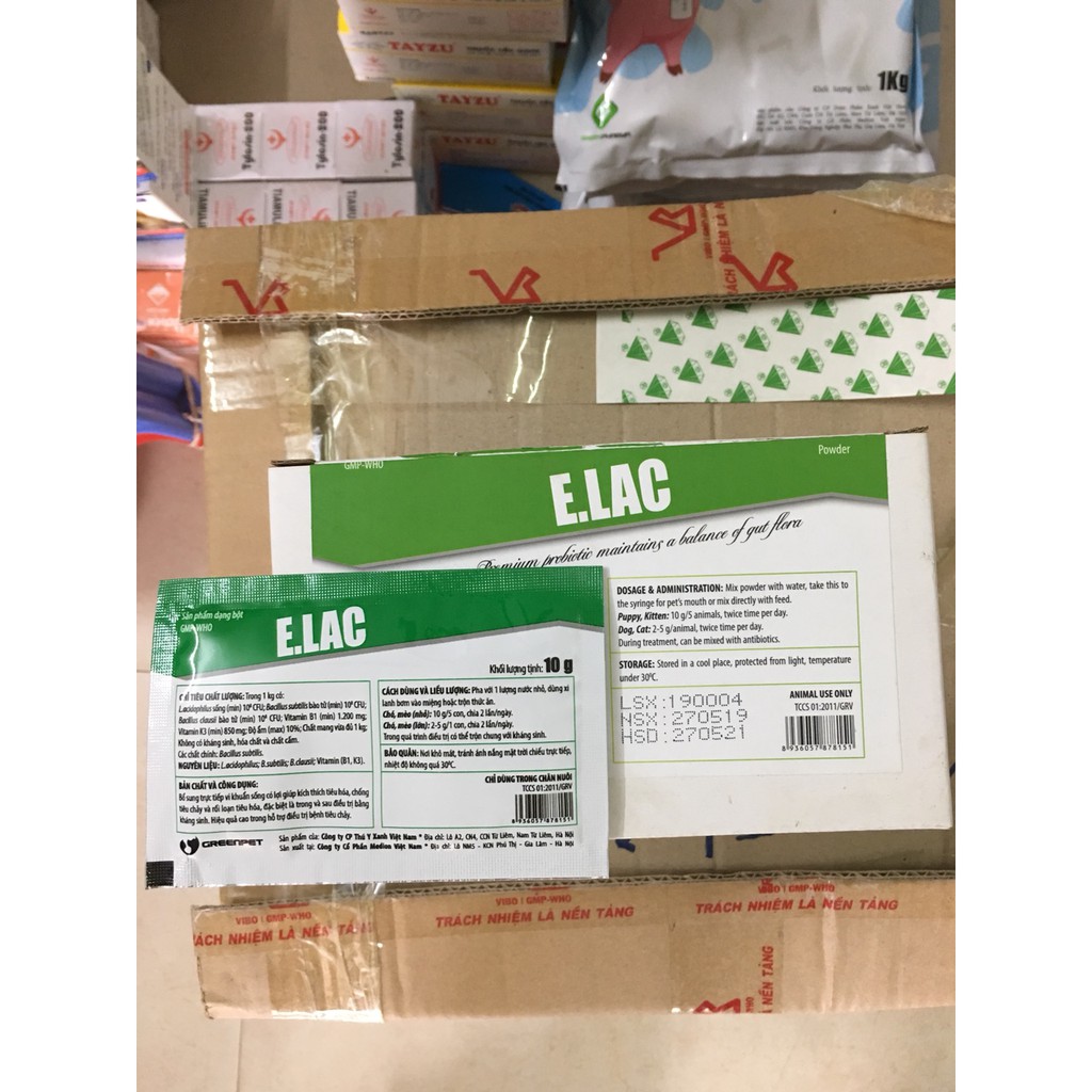 Men tiêu hóa cho chó mèo ELAC