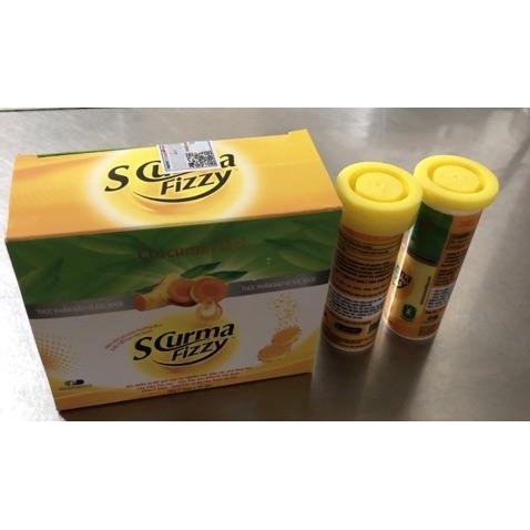 SCurma Fizzy - Viên sủi Hướng đích Nano Curcumin cho viêm loét dạ dày và trào ngược dạ dày | BigBuy360 - bigbuy360.vn