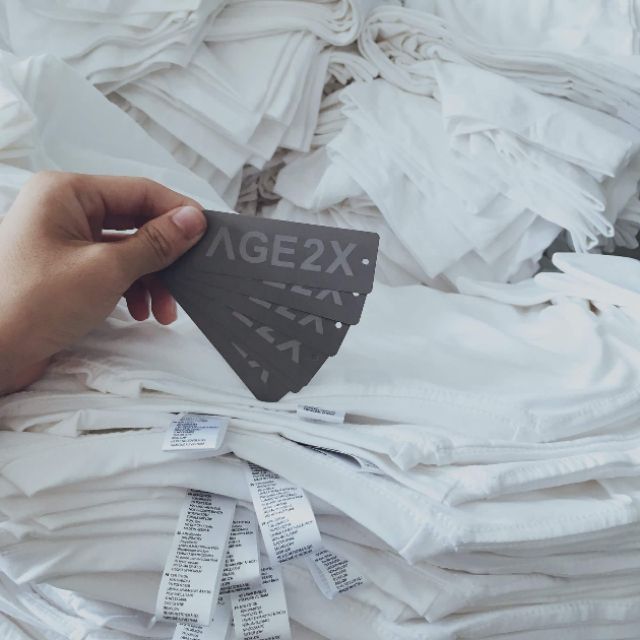 Áo thun trơn trắng LOẠI 1 AGE2X | BigBuy360 - bigbuy360.vn