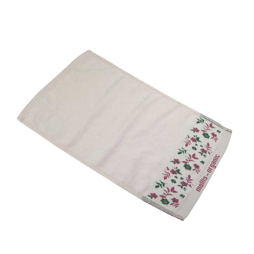 Khăn tay cotton hữu cơ Organic HM1P Mollis - 28 cm x 45 cm