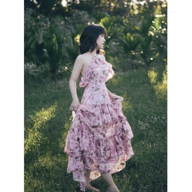 ROSIE - Váy hoa yếm dài