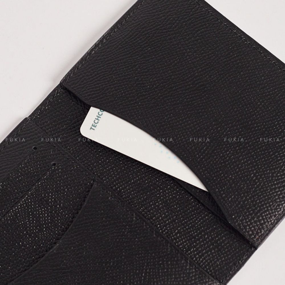 Ví da thủ công name card gập IV cao cấp tiện lợi FUKIA VDL040