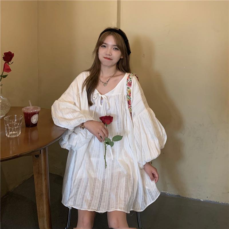 Áo Sơ Mi Tay Phồng Dáng Rộng Phong Cách Hàn Quốc Thời Trang Mới 2022