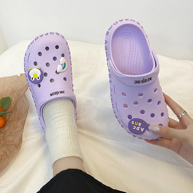Giày Bốt Đi Biển Đục Lỗ Thoáng Khí Phong Cách Hàn Quốc Lingmeisnow