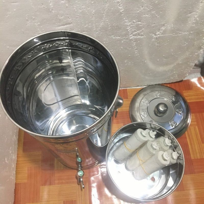 BÌNH LỌC NƯỚC INOX LOẠI 20L ,25L,40L INOX 304 100%