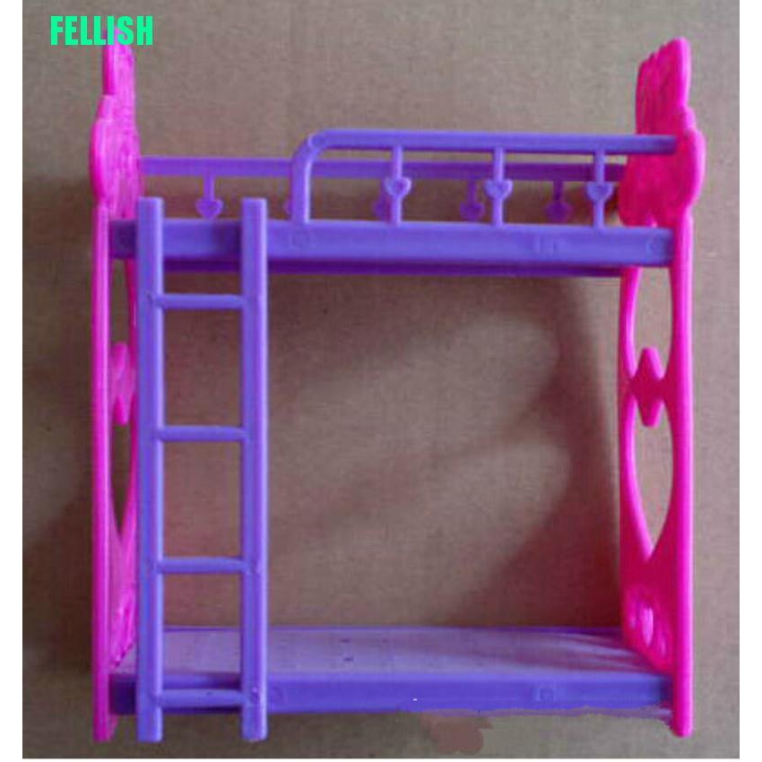 Mô Hình Giường Ngủ Thời Trang Tỉ Lệ 1 / 6 Cho Nhà Búp Bê