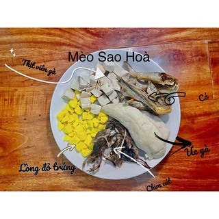Cá trứng sấy khô cho chó mèo