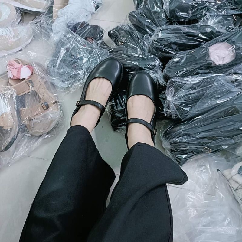 Giày búp bê clarks , hàng vnxk