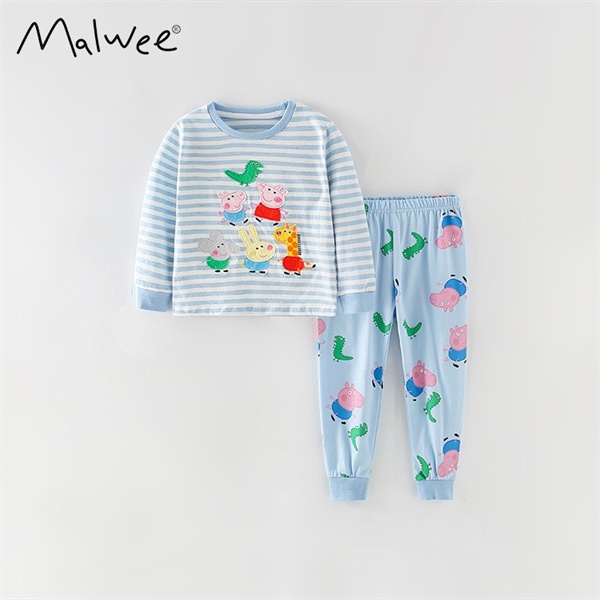BST bộ cotton Malwee Peppa cho bé gái 2-8 tuổi - Little Maven Official Store