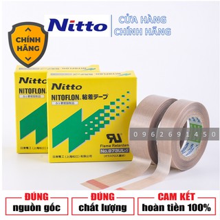 Băng dính nhiệt NITTO 973UL 0.13*13*10 cho máy hàn nhiệt chịu nhiệt độ cao, kháng hóa chất, chống mài mòn