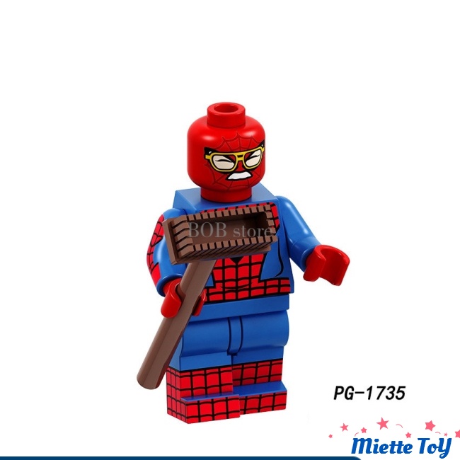 MIE Lego Minifigures Superhero Building Blocks Figurine Venom Hulk Spider-Woman Toy