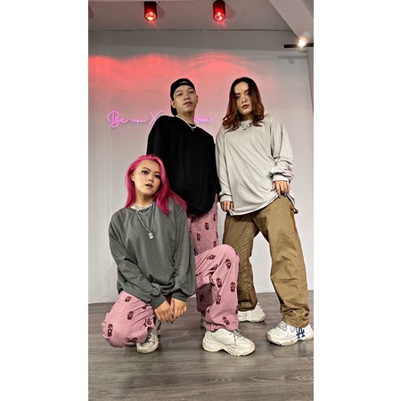 Áo dài tay BASIC 3 màu OVERSIZE Hiphop