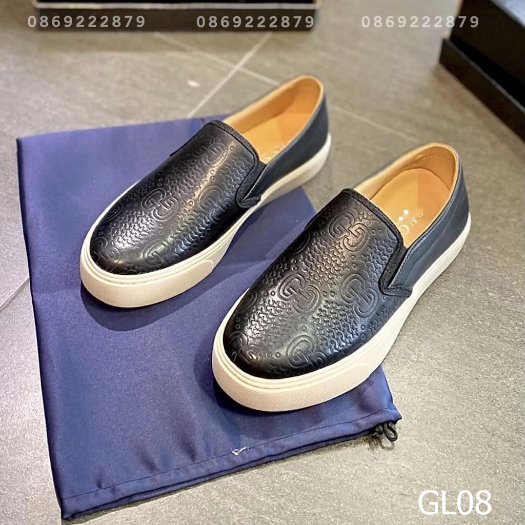 Giày Lười Nam Cao Cấp LeeZa  Lười Gucci Mã GL08