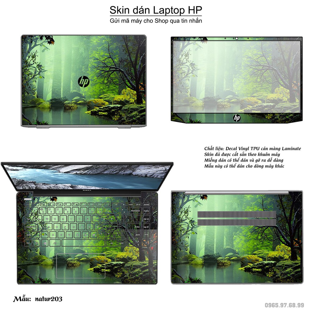 Skin dán Laptop HP in hình thiên nhiên _nhiều mẫu 7 (inbox mã máy cho Shop)