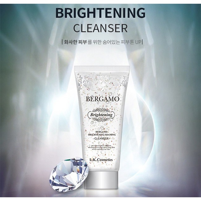 Sữa Rửa Mặt Bergamo Brightening Foaming Cleanser 150ml - BX3454