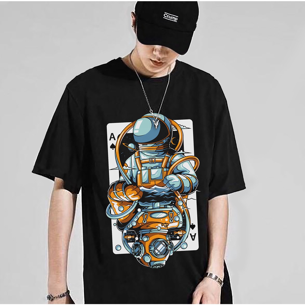 Áo Thun Nam Cổ Tròn Oversize, Áo Phông Unisex Form Rộng Basic Unisex Cotton Oversize Street Style