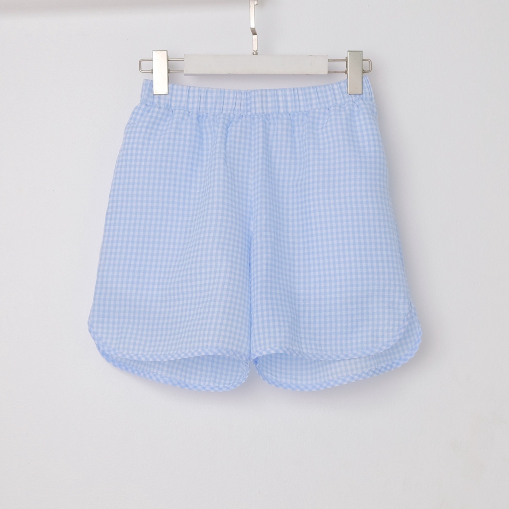 THE19CLUB - Quần kẻ caro cotton dập 4 màu sắc - MOMO shorts