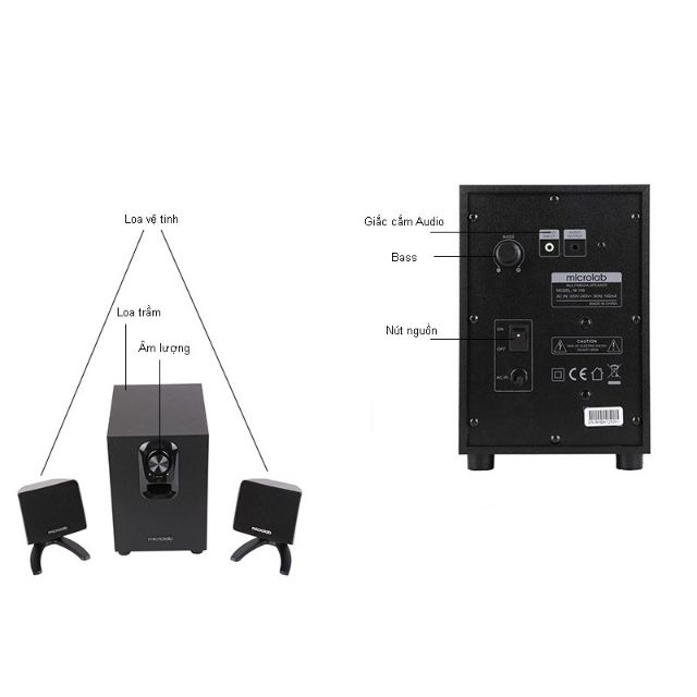 Loa vi tính Microlab M-108