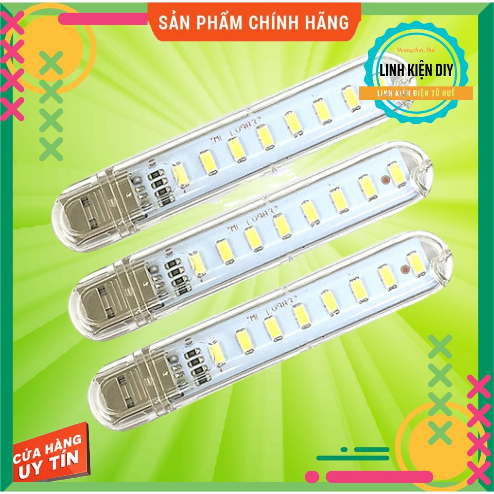 Đèn Led USB siêu sáng dùng sạc dự phòng sạc điện thoại đèn phượt đèn usb