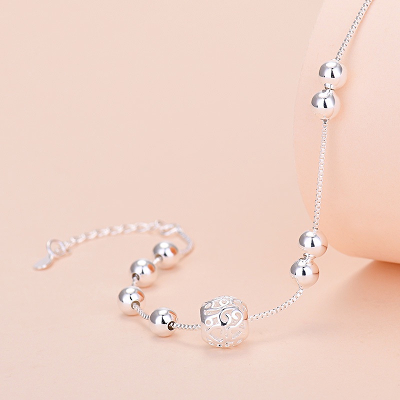 Vòng Tay Chuỗi Hạt Tròn Dễ Thương Thời Trang Cho Nữ JP5