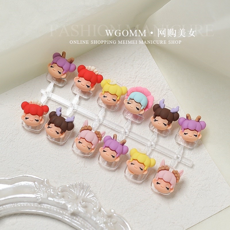 Charm hoạt hình dream baby girl đính nail