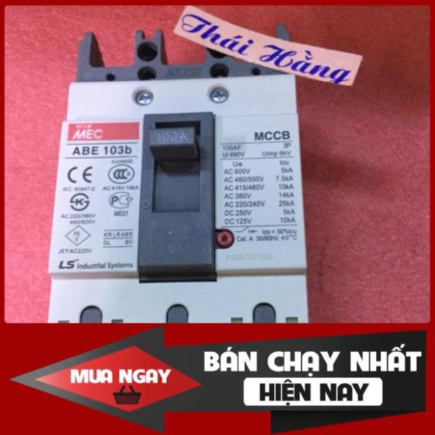 [Free ship - Xả Kho Cắt Lỗ] Attomat MEC -ABE 103 b -100 A- LS [Uy Tín-Đảm Bảo]
