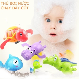 Đồ chơi Thú bơi dưới nước chạy dây cót không cần pin (Ảnh thực)
