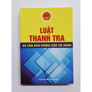 Sách luật thanh tra và các văn bản hướng dẫn thi hành