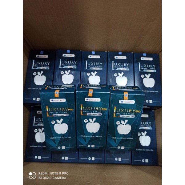 HỘP 30 Chiếc Khẩu trang KF94 4D Luxury protect Sen Việt