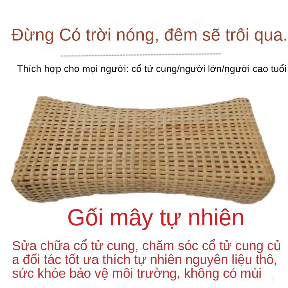 Gối mây thật tiện dụng và thoải mái cho người già bốn mùa. rỗng tự nhiên thủ công Indonesia dùng để xông hơi