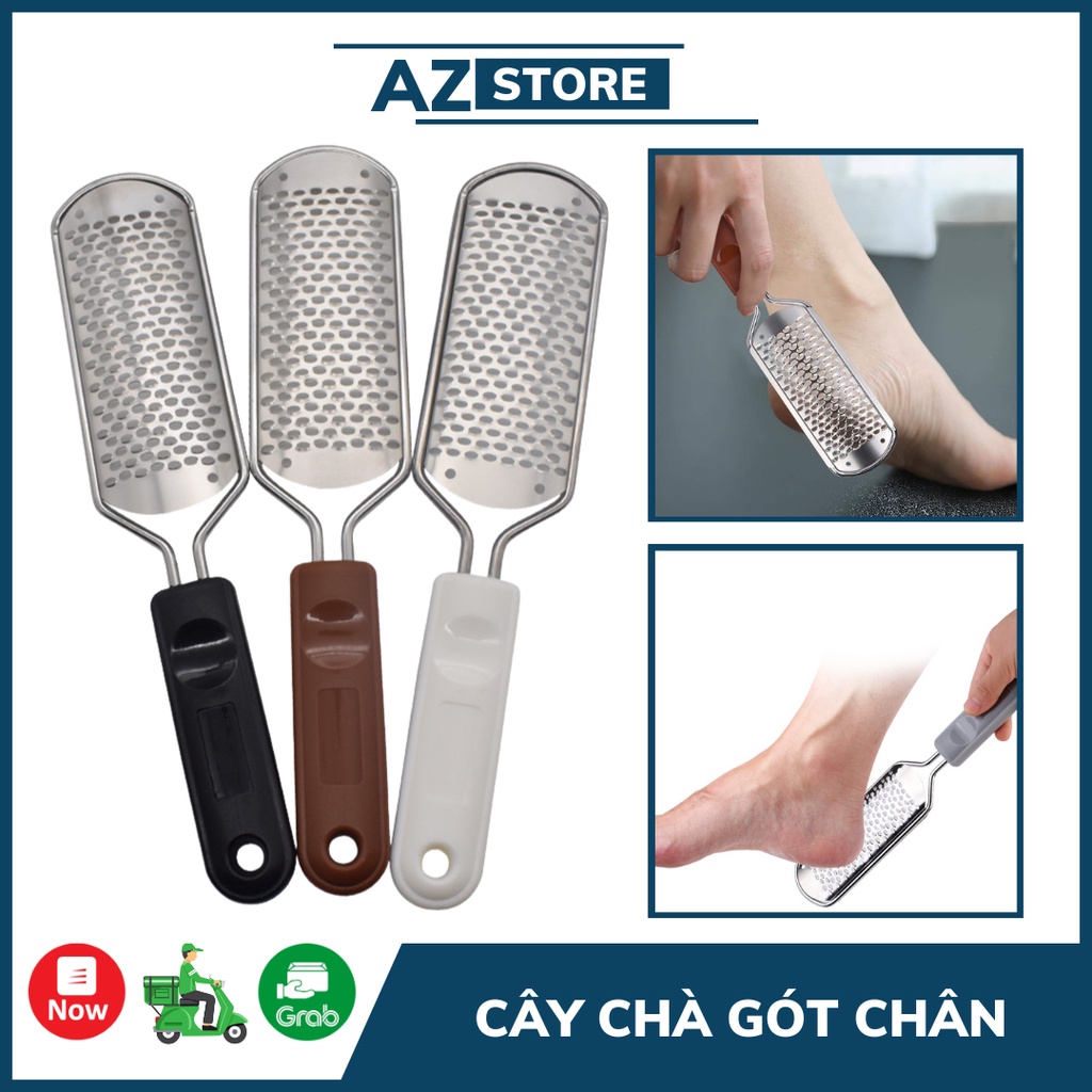 Cây chà gót chân inox 304-Loại Bỏ Tế Bào Da Chết Chất Liệu Thép Không Gỉ - AZ Store