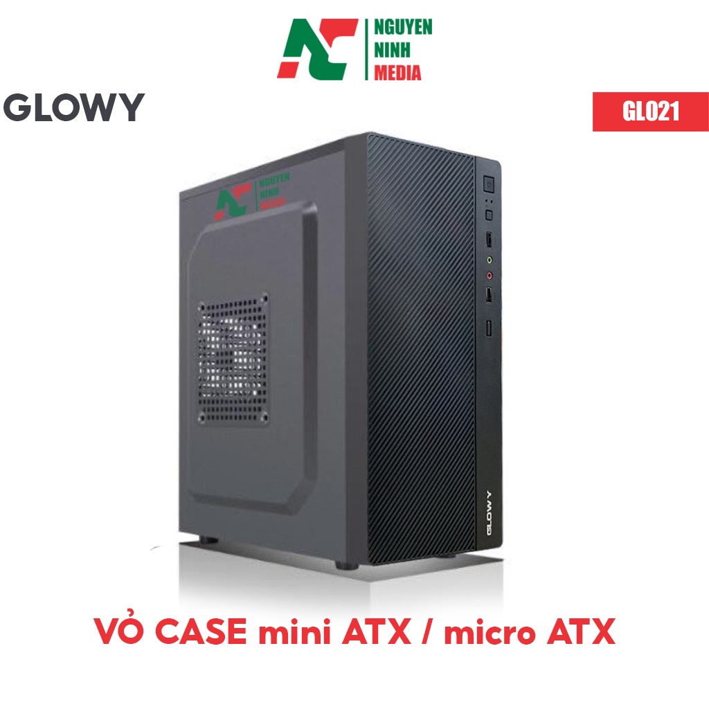 Vỏ Case Máy Tính Mini Glowy GL021 - Hàng Chính Hãng