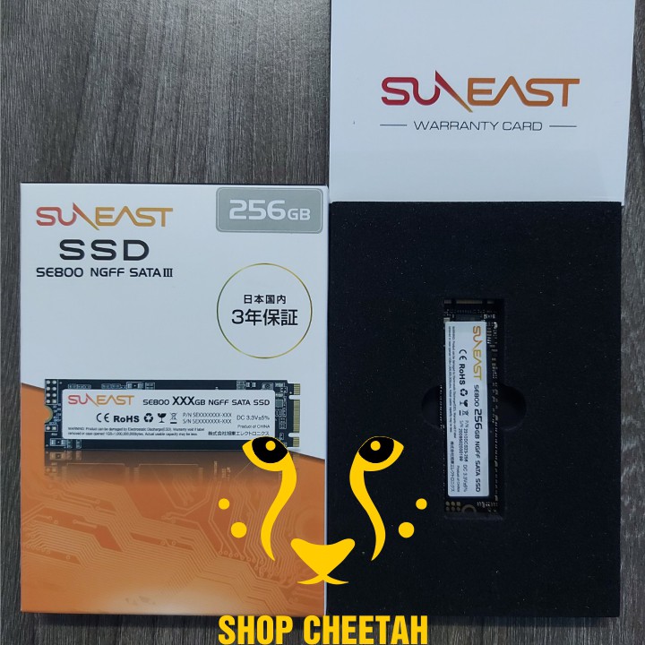 Ổ cứng SSD NGFF SATAIII SunEast 256GB nội địa Nhật Bản – CHÍNH HÃNG – Bảo hành 3 năm – M2 Sata3 SSD chính hãng