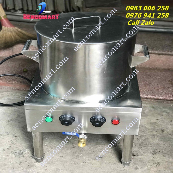 Nồi Nấu Nước Phở Đa Năng 30L - Chất Liệu Inox Sáng Bóng Bền Đẹp