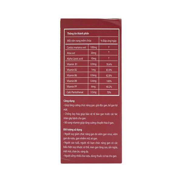 Viên Giải Độc Gan Detocap