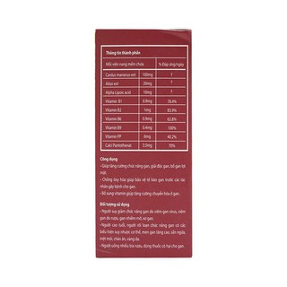 Viên Giải Độc Gan Detocap